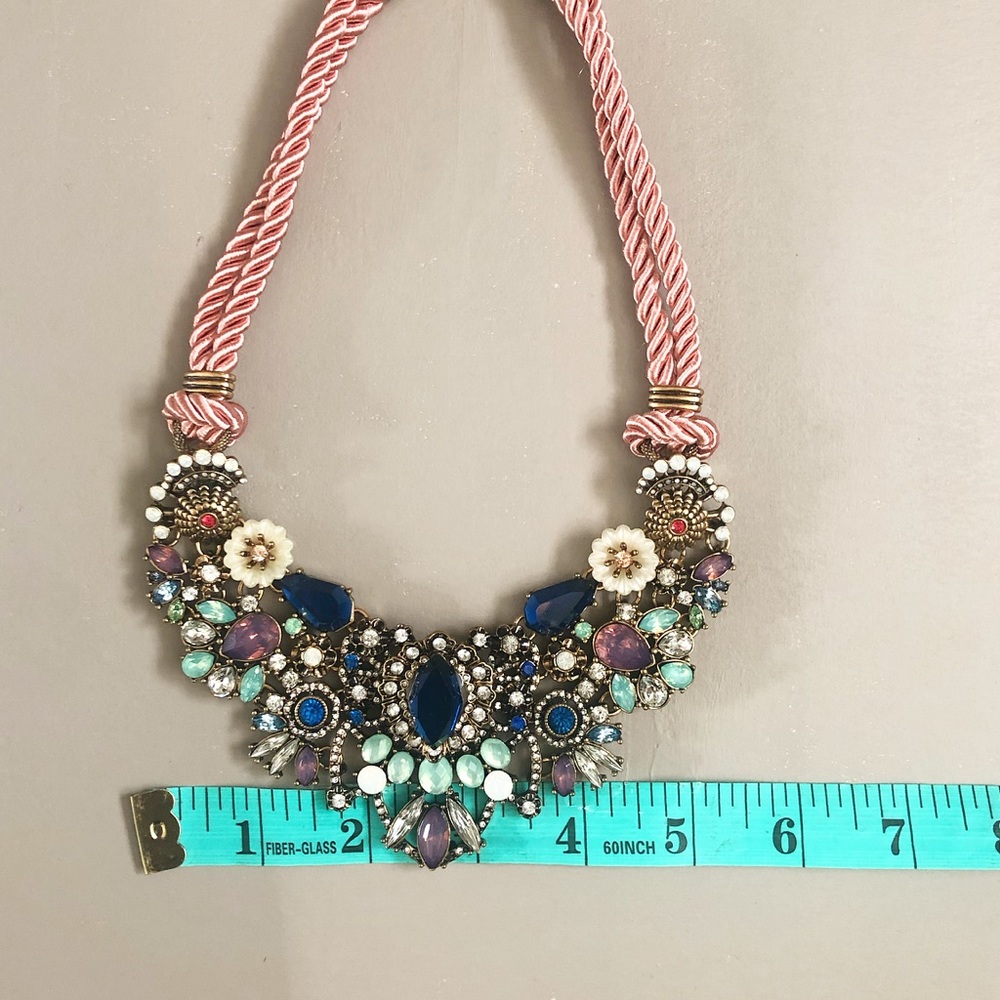 Pastel Bib Necklace - Picture 9 of 9